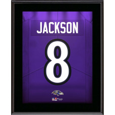 Плакетка Lamar Jackson Baltimore Ravens Fanatics Authentic 10.5 x 13 Jersey Number Sublimated