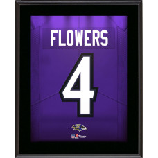 Плакетка Zay Flowers Baltimore Ravens Fanatics Authentic 10.5 x 13 Jersey Number Sublimated