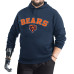 Толстовка Chicago Bears G-III Sports by Carl Banks Navy Adaptive Fleece