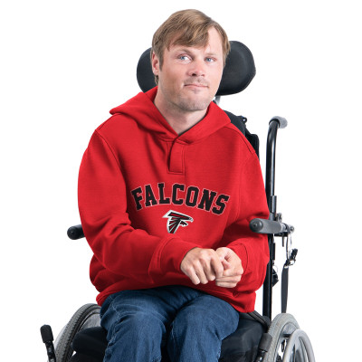 Толстовка Atlanta Falcons G-III Sports by Carl Banks Red Adaptive Fleece