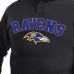 Толстовка Baltimore Ravens G-III Sports by Carl Banks Black Adaptive Fleece