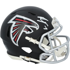 Bijan Robinson Atlanta Falcons Autographed Fanatics Authentic Riddell 2020 Speed Mini Helmet