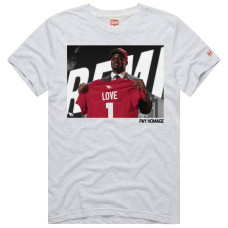 Футболка Unisex Arizona Cardinals Jeremiyah Love Homage Ash 2026 NFL Draft Tri-Blend Футболка Unisex Arizona Cardinals Jeremiyah Love Homage Ash 2026 NFL Draft Tri-Blend