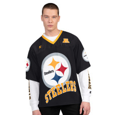 Набор футболок Pittsburgh Steelers Starter Black/White Short Sleeve & Long Sleeve