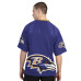 Набор футболок Baltimore Ravens Starter Purple/White Short Sleeve & Long Sleeve