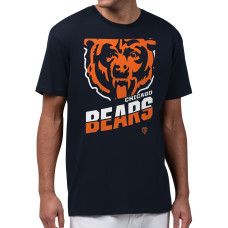 Футболка Chicago Bears Starter Navy Zoom Graphic