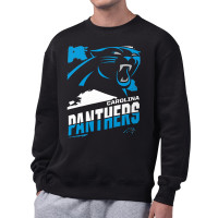 Свитшот Carolina Panthers Starter Black Zoom Graphic Fleece