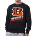 Свитшот Cincinnati Bengals Starter Black Zoom Graphic Fleece Свитшот Cincinnati Bengals Starter Black Zoom Graphic Fleece