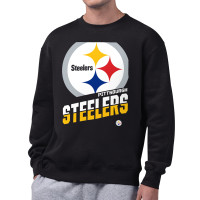Свитшот Pittsburgh Steelers Starter Black Zoom Graphic Fleece