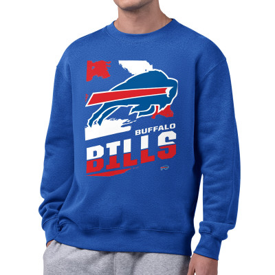 Свитшот Buffalo Bills Starter Royal Zoom Graphic Fleece