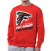 Свитшот Atlanta Falcons Starter Red Zoom Graphic Fleece Свитшот Atlanta Falcons Starter Red Zoom Graphic Fleece