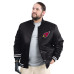 Куртка Arizona Cardinals G-III Sports by Carl Banks Black Tossback Adaptive Satin Full-Snap Varsity Куртка Arizona Cardinals G-III Sports by Carl Banks Black Tossback Adaptive Satin Full-Snap Varsity