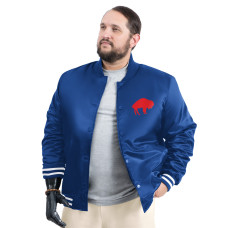 Рубашка Buffalo Bills G-III Sports by Carl Banks Royal Tossback Adaptive Satin Varsity Jacket