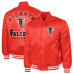 Куртка Atlanta Falcons G-III Sports by Carl Banks Red Tossback Adaptive Satin Full-Snap Varsity