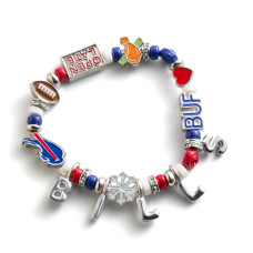 Buffalo Bills BaubleBar Motif Beaded Bracelet Buffalo Bills BaubleBar Motif Beaded Bracelet