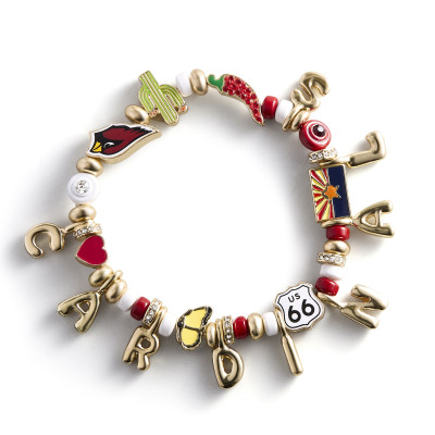 Arizona Cardinals BaubleBar Motif Beaded Bracelet