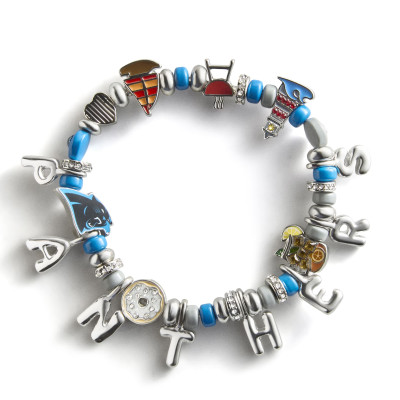 Carolina Panthers BaubleBar Motif Beaded Bracelet