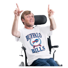 Футболка Buffalo Bills G-III Sports by Carl Banks White Team Laurel Adaptive Футболка Buffalo Bills G-III Sports by Carl Banks White Team Laurel Adaptive