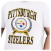 Футболка Pittsburgh Steelers G-III Sports by Carl Banks White Team Laurel Adaptive