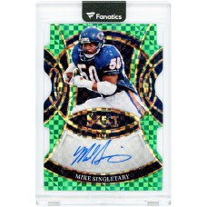 Карточка Mike Singletary Chicago Bears Autographed 2025 Panini Select Green Prizm #SP-MSY #4/5