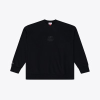 Свитшот Cincinnati Bengals Mitchell & Ness Black Core Essentials Micro Logo Fleece