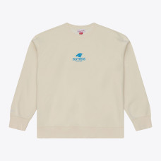 Свитшот Carolina Panthers Mitchell & Ness Cream Core Essentials Micro Logo Fleece