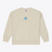 Свитшот Carolina Panthers Mitchell & Ness Cream Core Essentials Micro Logo Fleece Свитшот Carolina Panthers Mitchell & Ness Cream Core Essentials Micro Logo Fleece