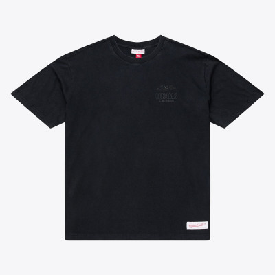 Футболка Cincinnati Bengals Mitchell & Ness Black Core Essentials Micro Logo