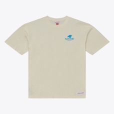 Футболка Carolina Panthers Mitchell & Ness Cream Core Essentials Micro Logo