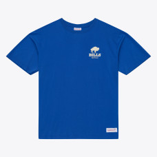 Футболка Buffalo Bills Mitchell & Ness Royal Core Essentials Micro Logo Футболка Buffalo Bills Mitchell & Ness Royal Core Essentials Micro Logo