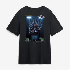 Футболка Baltimore Ravens Derrick Henry Black Throne Футболка Baltimore Ravens Derrick Henry Black Throne