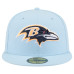 Бейсболка Baltimore Ravens New Era Coastal Blue 59FIFTY