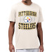 Футболка Pittsburgh Steelers Starter Cream Distressed Field