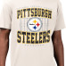 Футболка Pittsburgh Steelers Starter Cream Distressed Field
