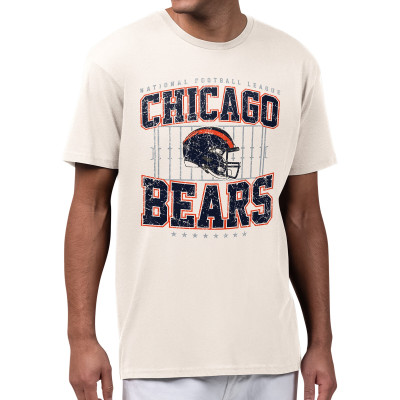 Футболка Chicago Bears Starter Cream Distressed Field