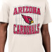 Футболка Arizona Cardinals Starter Cream Distressed Field