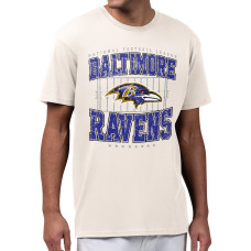 Футболка Baltimore Ravens Starter Cream Distressed Field