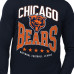 Футболка с длинным рукавом Chicago Bears Starter Navy Center Squeeze