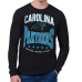 Футболка с длинным рукавом Carolina Panthers Starter Black Center Squeeze Футболка с длинным рукавом Carolina Panthers Starter Black Center Squeeze