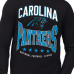 Футболка с длинным рукавом Carolina Panthers Starter Black Center Squeeze