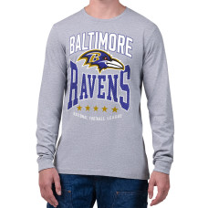 Футболка с длинным рукавом Baltimore Ravens Starter Gray Center Squeeze