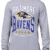 Футболка с длинным рукавом Baltimore Ravens Starter Gray Center Squeeze