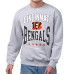 Свитшот Cincinnati Bengals Starter Gray Center Squeeze Tri-Blend Свитшот Cincinnati Bengals Starter Gray Center Squeeze Tri-Blend