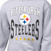 Свитшот Pittsburgh Steelers Starter Gray Center Squeeze Tri-Blend