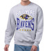 Свитшот Baltimore Ravens Starter Gray Center Squeeze Tri-Blend Свитшот Baltimore Ravens Starter Gray Center Squeeze Tri-Blend