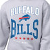 Свитшот Buffalo Bills Starter Gray Center Squeeze Tri-Blend