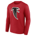 Именная футболка с длинным рукавом Atlanta Falcons Red Team Authentic Classic Name & Number