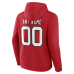Именная толстовка Atlanta Falcons Red Team Authentic Classic Name & Number
