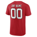 Именная футболка Atlanta Falcons Red Team Authentic Classic Name & Number