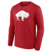 Именная футболка с длинным рукавом Buffalo Bills Red Team Authentic Classic Name & Number